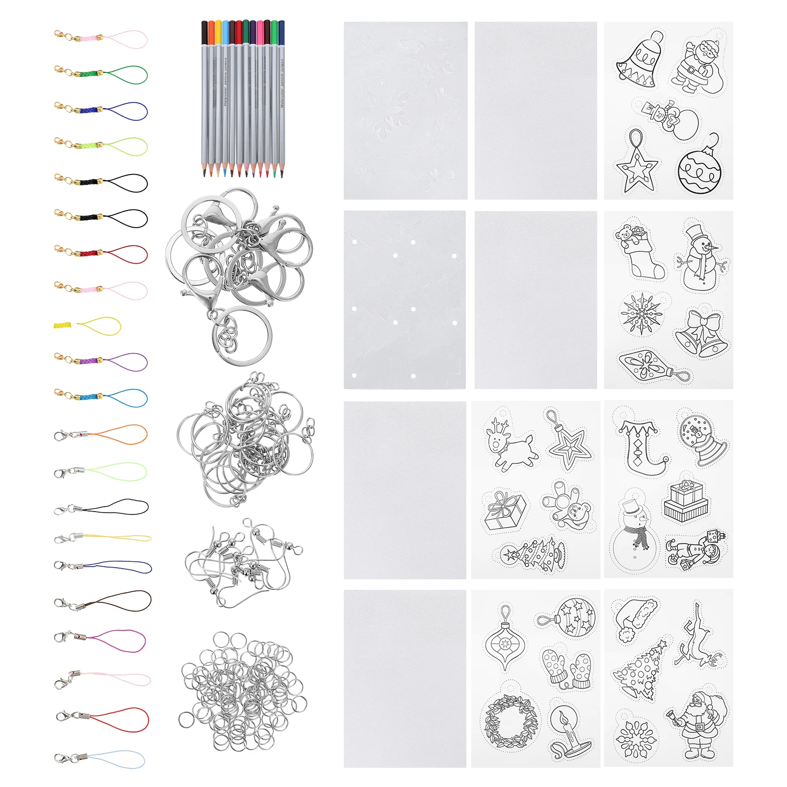 Shrink Film Set Heat Shrink Sheets Xmas Craft Supplies Premium Material DIY Art Pieces Kids Toys H made naments Christmas Theme
Shrink Film Set Heat Shrink Sheets Xmas Craft Supplies Premium Material DIY Art Pieces Kids Toys H made naments Christmas Theme