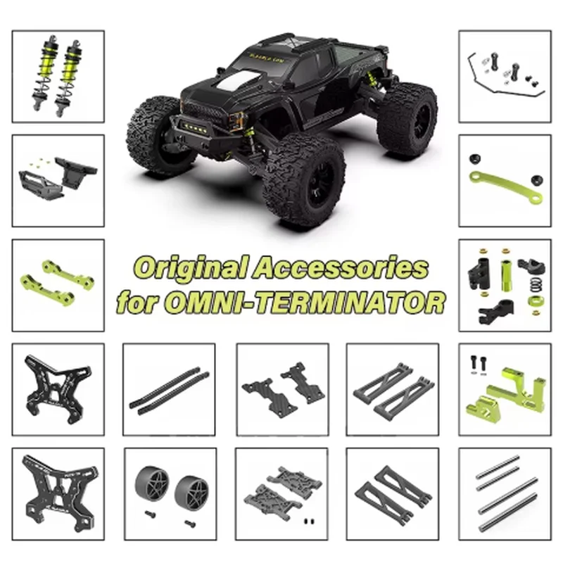 RLAARLO Original Parts for OMNI-TERMINATOR 1/10 RC Model Car Monster Truck Accessories Gifts
RLAARLO Original Parts for OMNI-TERMINATOR 1/10 RC Model Car Monster Truck Accessories Gifts