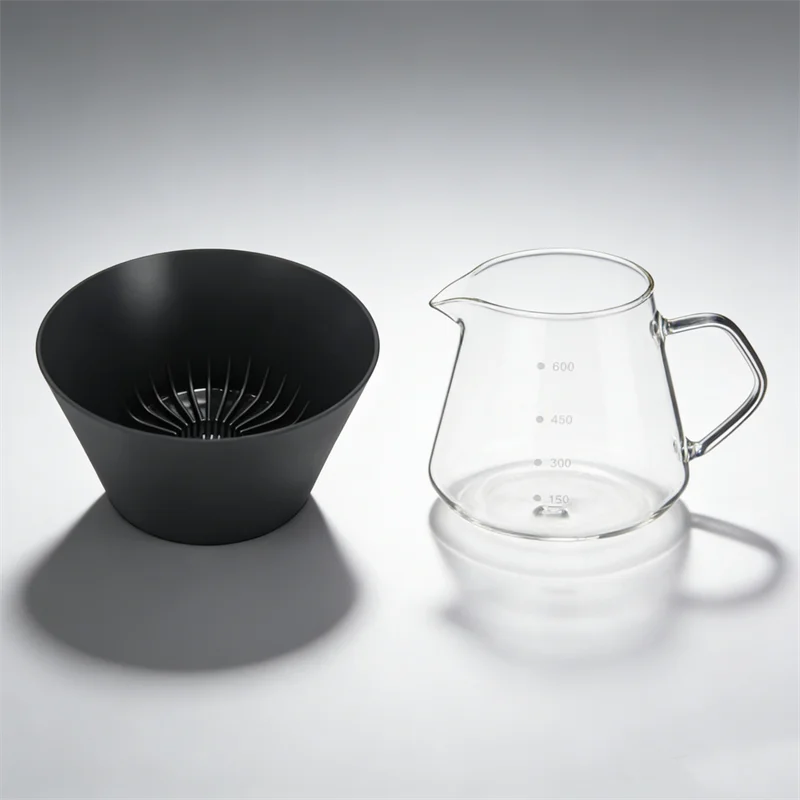 2Pcs Pour Over Drip Coffee Maker Set with 40-60g Large Dripper Cup 600ml Glass Coffee Pot Reusable Home Camping Drip Coffee Set
2Pcs Pour Over Drip Coffee Maker Set with 40-60g Large Dripper Cup 600ml Glass Coffee Pot Reusable Home Camping Drip Coffee Set