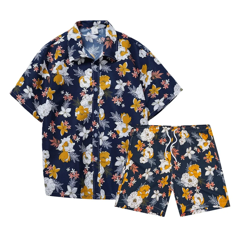 Hawaiian Series Beach Style 2 Set Shirts For Men 3D Flower Print Summer Suit Collar Short Sleeve Shirt For Men Beach Pants Set
Hawaiian Series Beach Style 2 Set Shirts For Men 3D Flower Print Summer Suit Collar Short Sleeve Shirt For Men Beach Pants Set