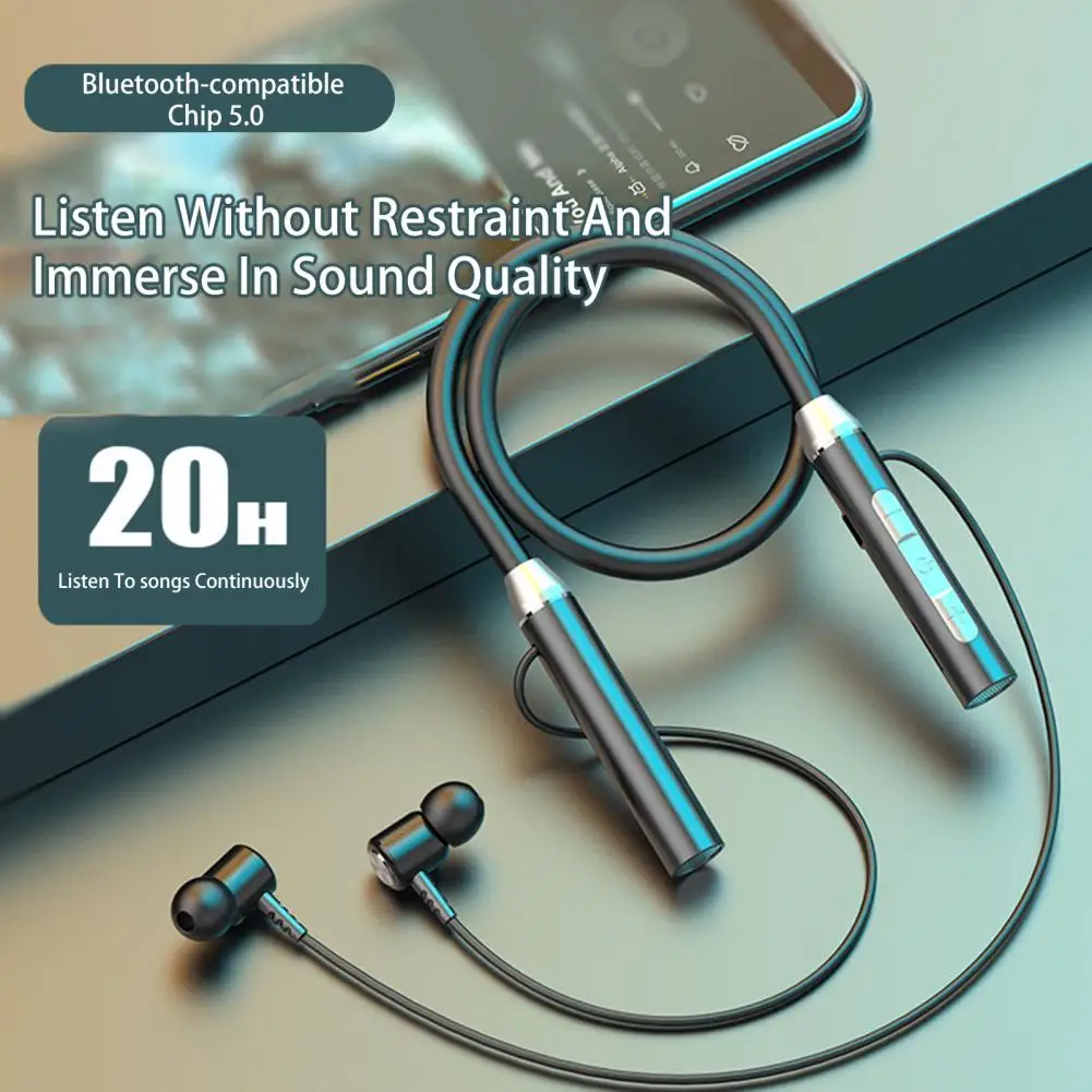 Wireless Earbud Fashionable Stable Transmission Support TF Card Bluetooth-compatible 5.1 Waterproof Neckband Earphone
Wireless Earbud Fashionable Stable Transmission Support TF Card Bluetooth-compatible 5.1 Waterproof Neckband Earphone