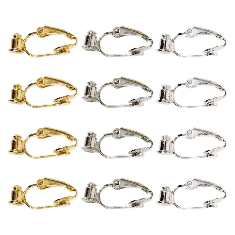 12 Pcs Earring Converter Clip Earrings for Jewelry Making Parts Supplies Post Man 
12 Pcs Earring Converter Clip Earrings for Jewelry Making Parts Supplies Post Man