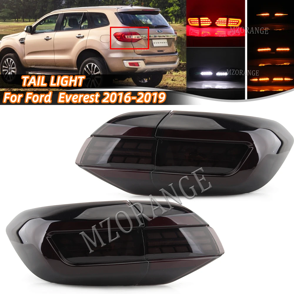 LED Tail Light for Ford Everest 2016-2019 Rear Lamps Smoked Driving Light Reversing Turn Signal Lamp Parts car accessories
LED Tail Light for Ford Everest 2016-2019 Rear Lamps Smoked Driving Light Reversing Turn Signal Lamp Parts car accessories