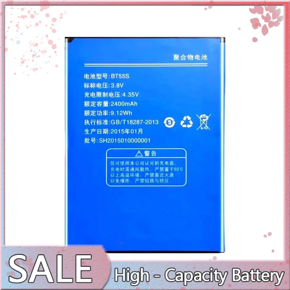 Stable For Zopo 9520 998 ZP998 ZP9520 BT55S Long-Lasting Mobile Phone Battery 2400mAh
Stable For Zopo 9520 998 ZP998 ZP9520 BT55S Long-Lasting Mobile Phone Battery 2400mAh