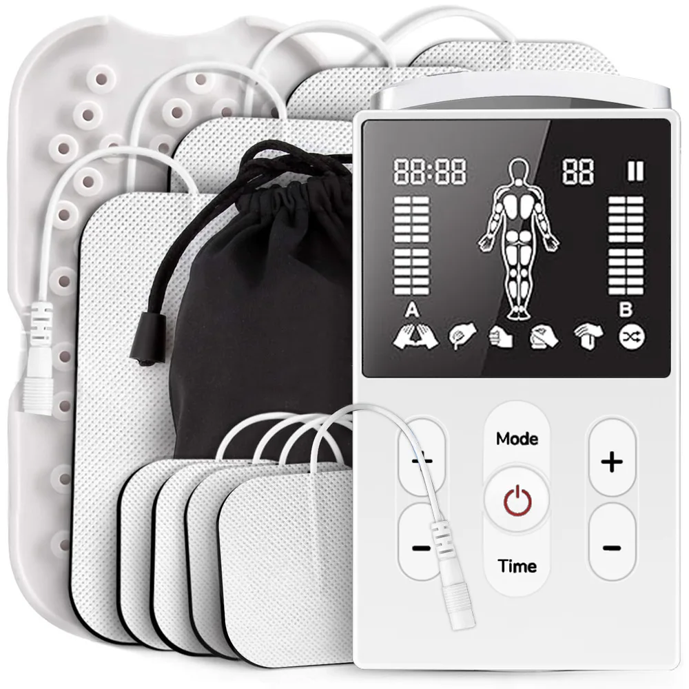 EMS Massager TENS Unit Muscle Stimulator Machine for Shoulder, Neck, Sciatica Back Pain Relief, Pulse Massage Physical Therapy
EMS Massager TENS Unit Muscle Stimulator Machine for Shoulder, Neck, Sciatica Back Pain Relief, Pulse Massage Physical Therapy