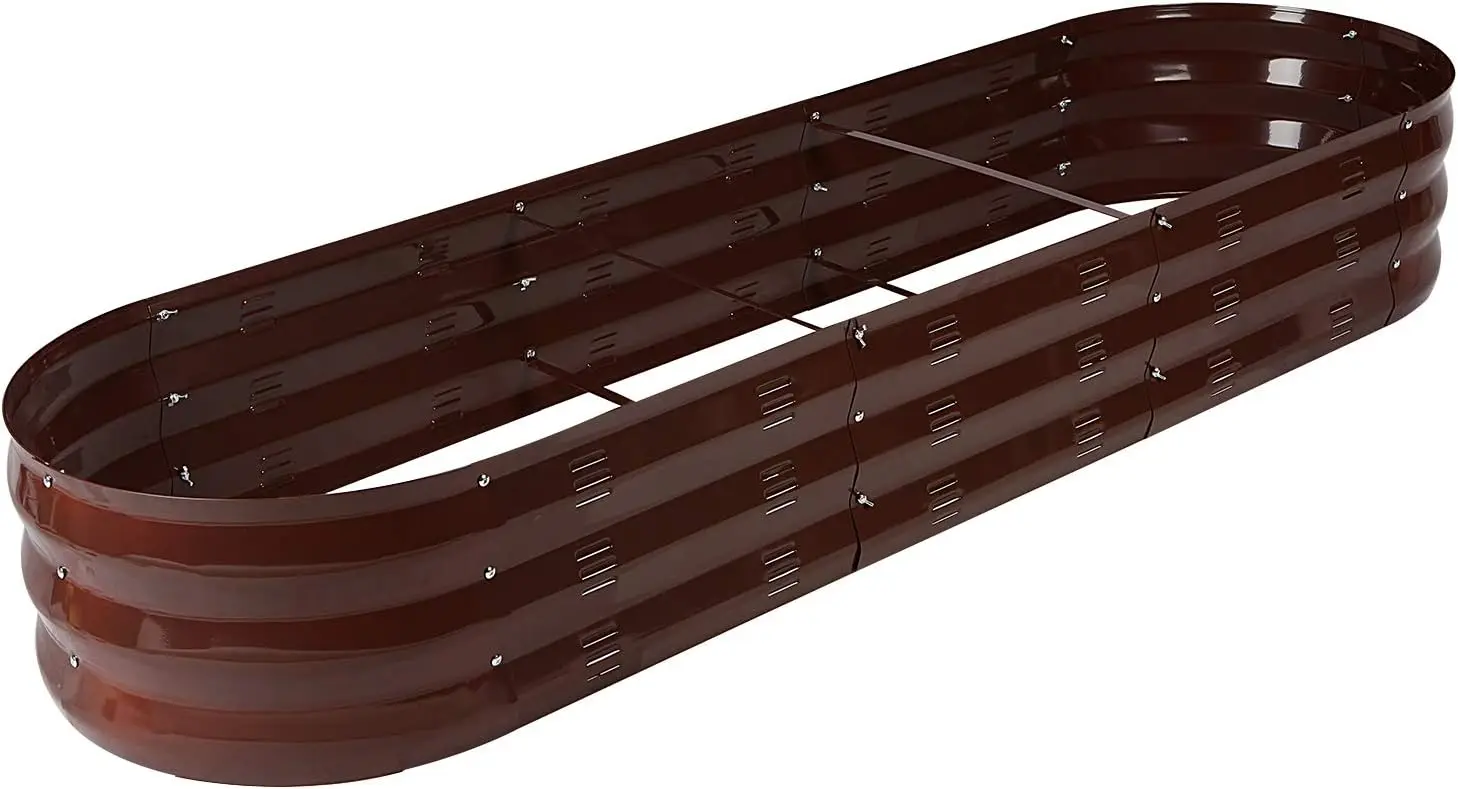 Galvanized Metal Raised Garden Bed Kit for Vegetables and Flowers, Easy DIY Assembly and Cleaning
Galvanized Metal Raised Garden Bed Kit for Vegetables and Flowers, Easy DIY Assembly and Cleaning