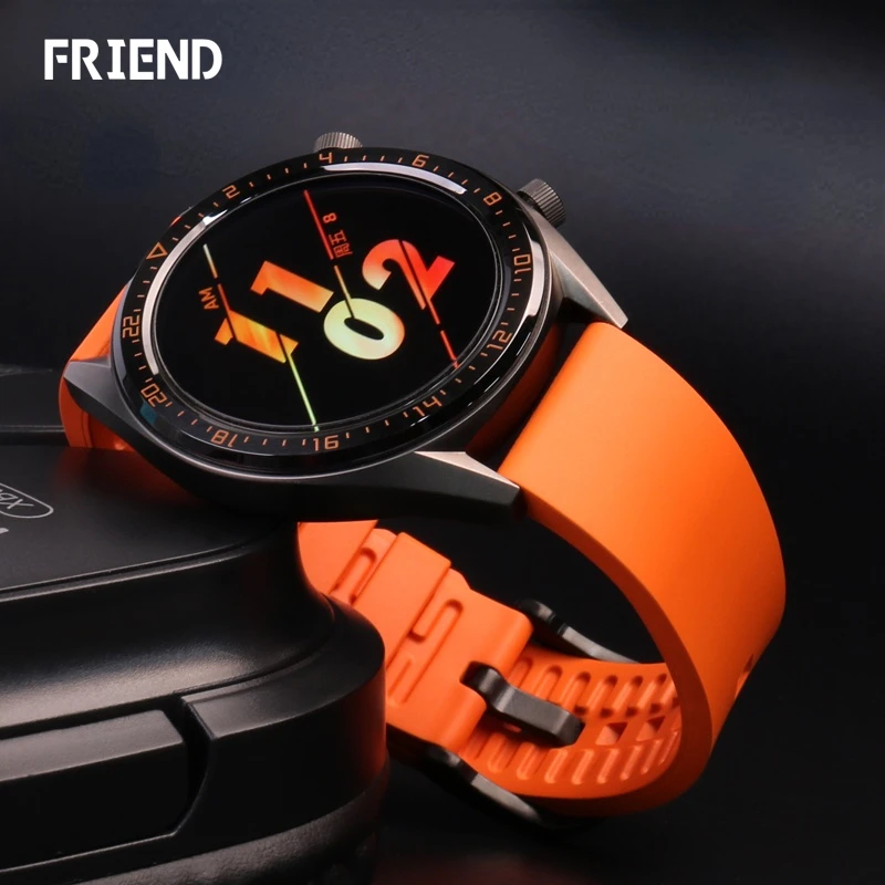 Dust Free Fluorine Rubber Watch Strap for Huawei Gt2e/Watch 2pro Strap Glory Magic2 Wrist Strap 22mm Watchband
Dust Free Fluorine Rubber Watch Strap for Huawei Gt2e/Watch 2pro Strap Glory Magic2 Wrist Strap 22mm Watchband