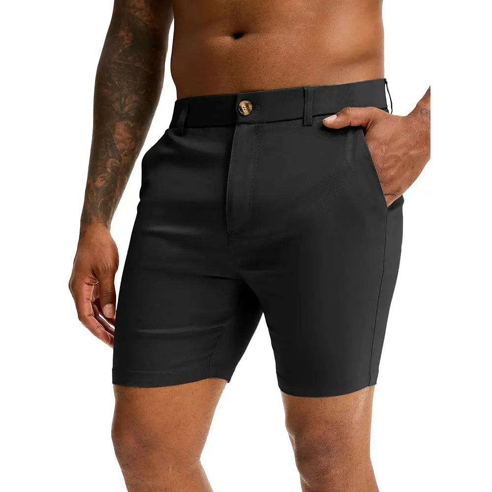 Men's Slim Fit 7\ Inseam Chino Shorts - Stretch Skinny Dress Shorts for Work Casual
Men's Slim Fit 7\ Inseam Chino Shorts - Stretch Skinny Dress Shorts for Work Casual