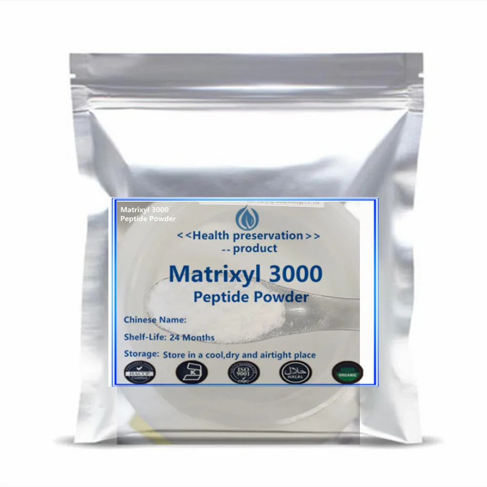 Matrixyl 3000 Peptide Powder 50g~1000g, High Quality Cosmetic Raw Material, Skin Repair Tightening, Reduce Wrinkles, Anti-Aging
Matrixyl 3000 Peptide Powder 50g~1000g, High Quality Cosmetic Raw Material, Skin Repair Tightening, Reduce Wrinkles, Anti-Aging