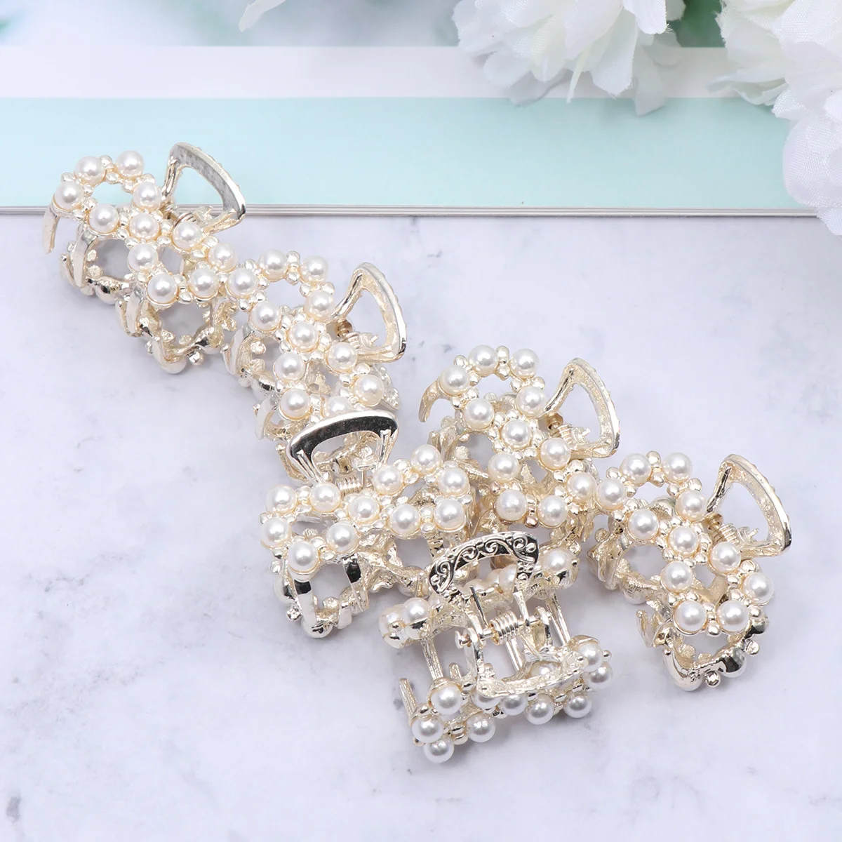 Bridal Hair Accessories Bride Clip Wedding Clips for Brides Pin Women Claws Pearl Hairpin
Bridal Hair Accessories Bride Clip Wedding Clips for Brides Pin Women Claws Pearl Hairpin