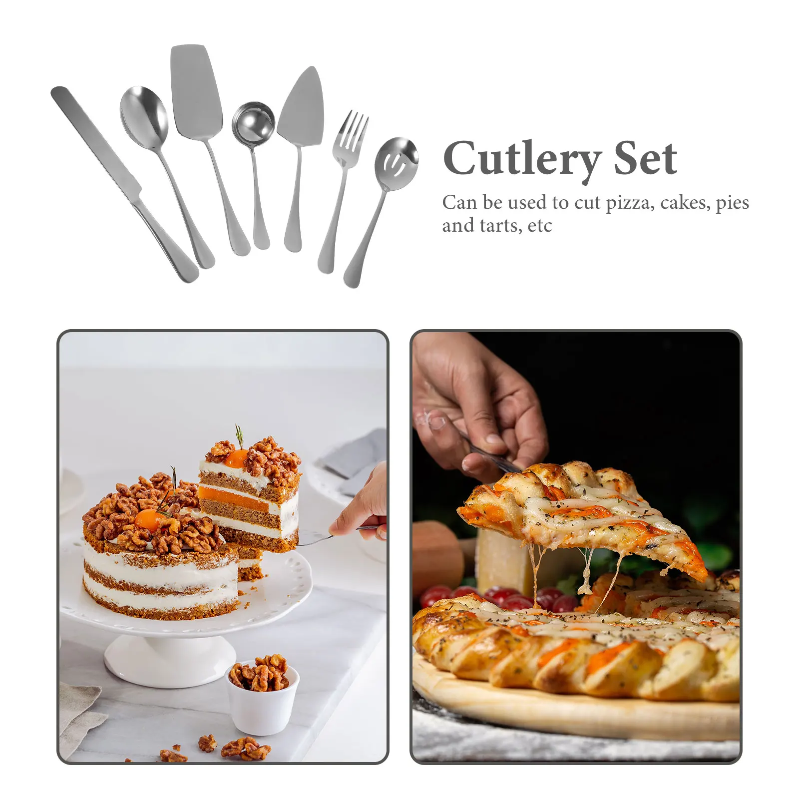 1Set Cake Cutter Server Set Stainless Steel Flatware Serving Utensils for Wedding Party Home Bakery Pie
1Set Cake Cutter Server Set Stainless Steel Flatware Serving Utensils for Wedding Party Home Bakery Pie