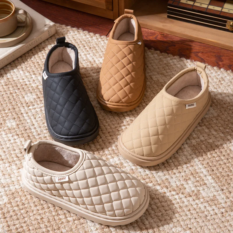 Женские зимние уличные утолщенные непромокаемые замшевые тапочки с теплой флисовой подкладкой, домашняя одежда, хлопковая обувь в стиле сабо
Женские зимние уличные утолщенные непромокаемые замшевые тапочки с теплой флисовой подкладкой, домашняя одежда, хлопковая обувь в стиле сабо
