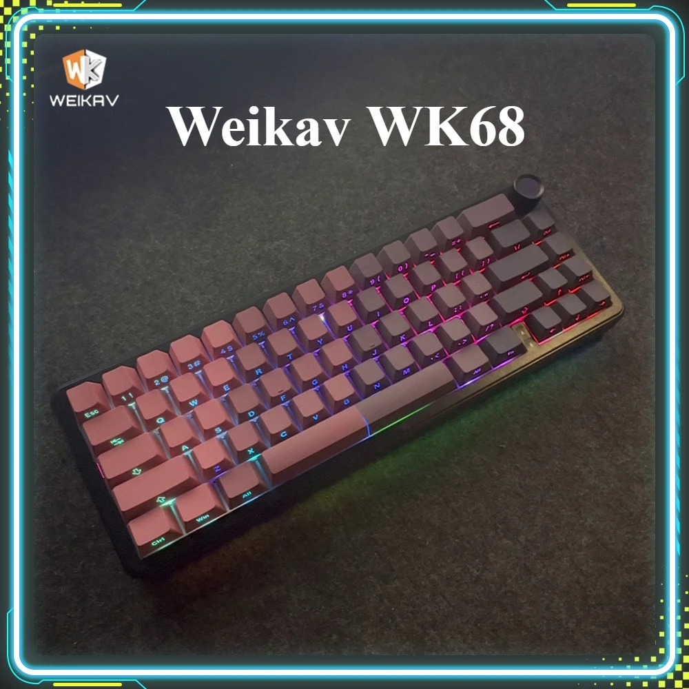 Игровые клавиатуры Weikav WK68, RGB, ручка с горячей заменой, 4000 мАч, 2,4G, беспроводная трехрежимная механическая клавиатура на заказ, аксессуары для ПК, подарки
Игровые клавиатуры Weikav WK68, RGB, ручка с горячей заменой, 4000 мАч, 2,4G, беспроводная трехрежимная механическая клавиатура на заказ, аксессуары для ПК, подарки