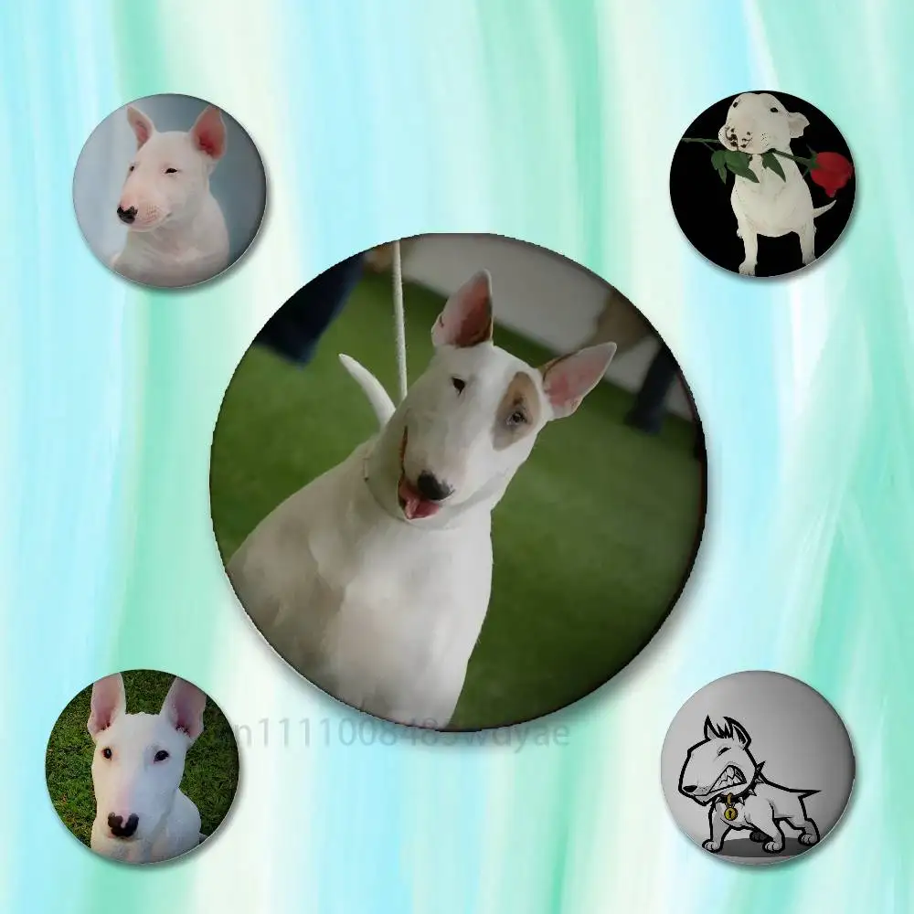 Funny Bull Terrier Dog Badges 25 32 44 58 75 mm Round Cosplay Pin Bag Decor Fans Collect Friends Gifts Brooch Souvenir
Funny Bull Terrier Dog Badges 25 32 44 58 75 mm Round Cosplay Pin Bag Decor Fans Collect Friends Gifts Brooch Souvenir