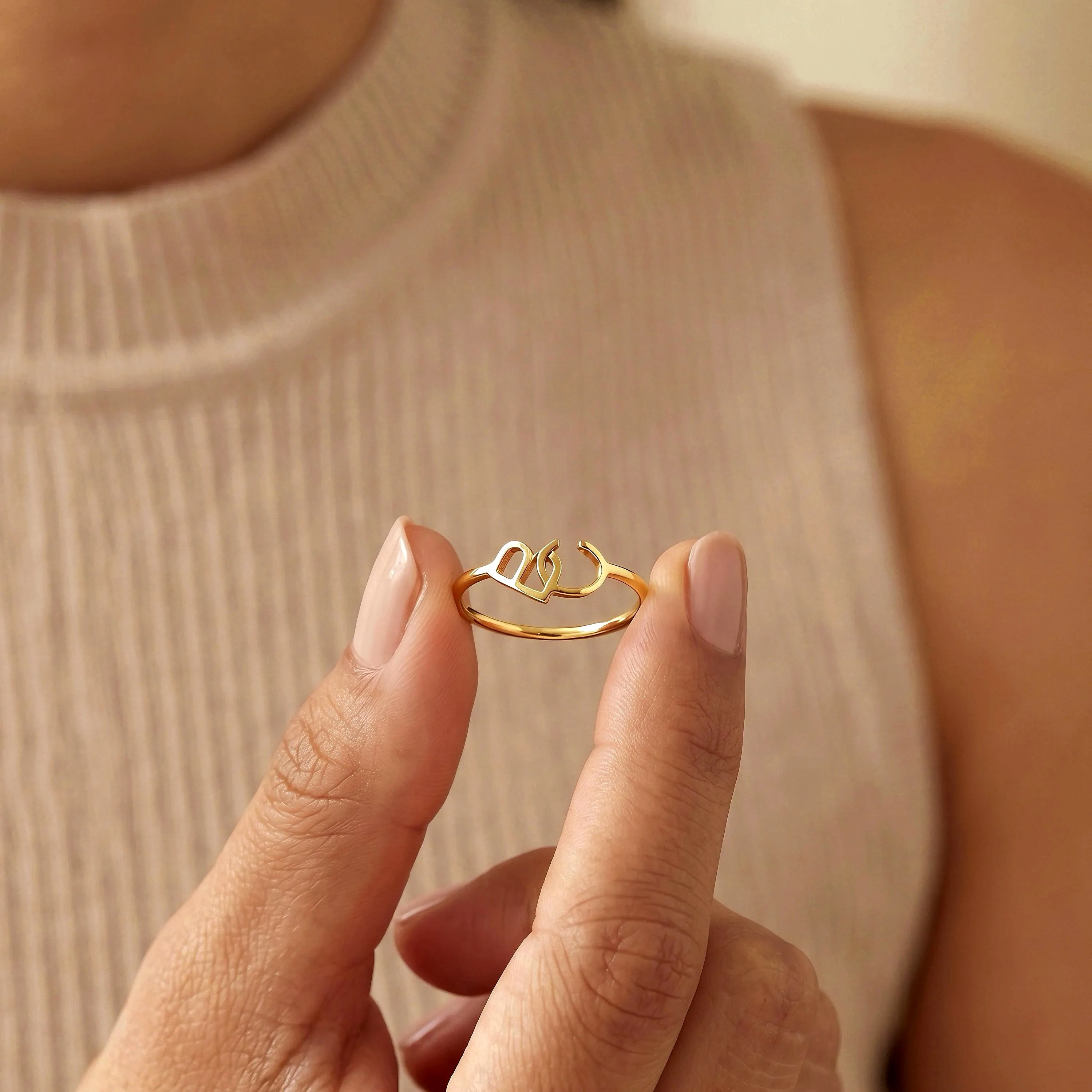 Custom Two Initial Letters Name Rings For Women Men Stainless Steel Customized Ring Personalized Finger Jewelry Birthday Gift
Custom Two Initial Letters Name Rings For Women Men Stainless Steel Customized Ring Personalized Finger Jewelry Birthday Gift