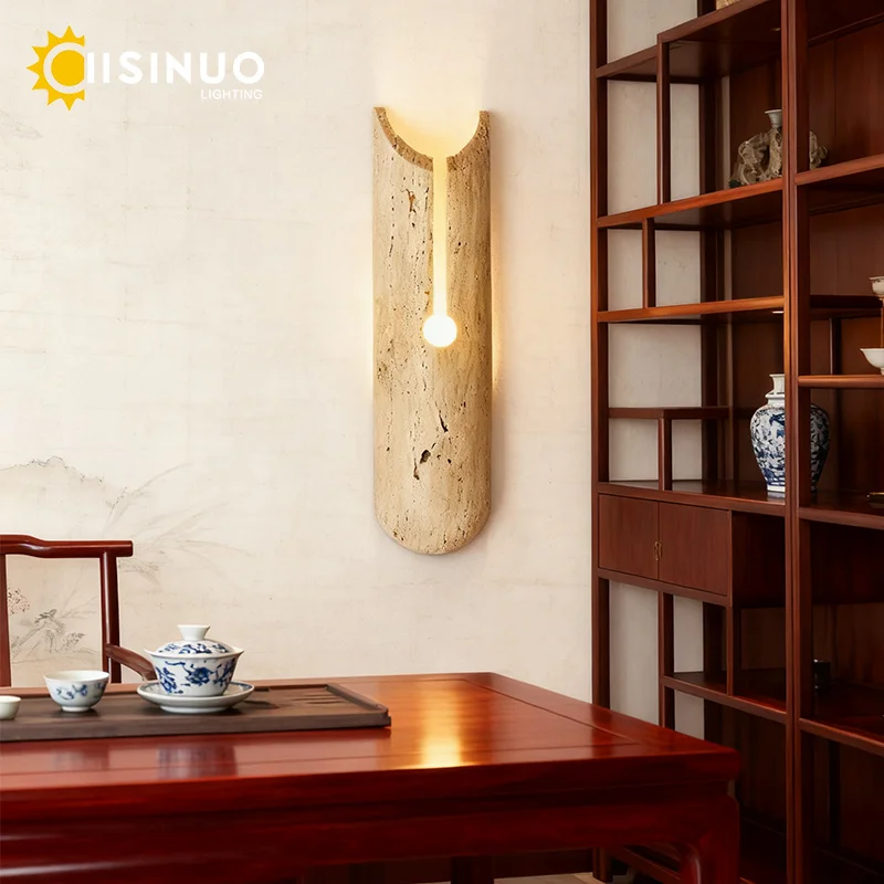 Natural Travertine Wall Lamp Bedside Indoor Cave Stone Light Up Down Lighting for Home Indoor Decorati Bedroom Living Room Aisle
Natural Travertine Wall Lamp Bedside Indoor Cave Stone Light Up Down Lighting for Home Indoor Decorati Bedroom Living Room Aisle