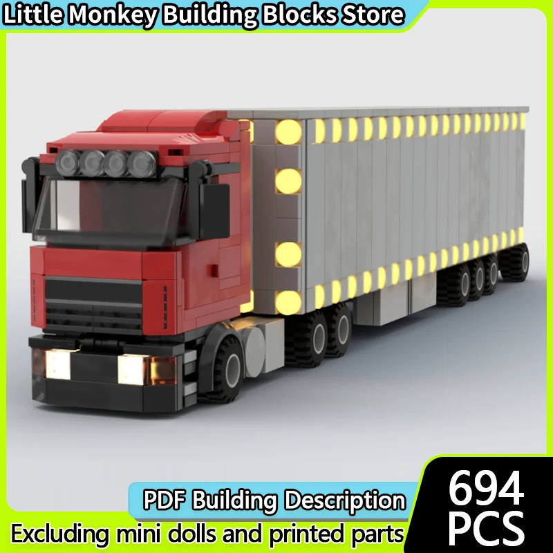 Модель скоростного гоночного автомобиля MOC, строительные кирпичи, тяжелый транспортный грузовик, модульная технология, детские праздничные подарки, сборка игрушек, костюм
Модель скоростного гоночного автомобиля MOC, строительные кирпичи, тяжелый транспортный грузовик, модульная технология, детские праздничные подарки, сборка игрушек, костюм