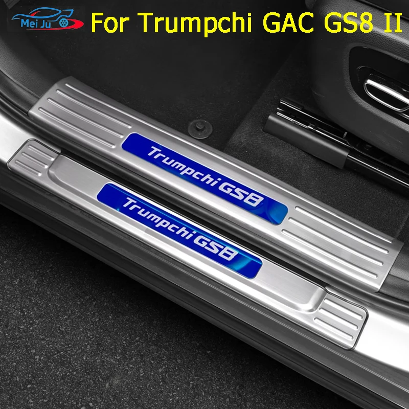 Для Trumpchi GAC GS8 II 2022, внутренняя дверь автомобиля, порог приветствия, наклейка, защита из нержавеющей стали, автоаксессуары
Для Trumpchi GAC GS8 II 2022, внутренняя дверь автомобиля, порог приветствия, наклейка, защита из нержавеющей стали, автоаксессуары
