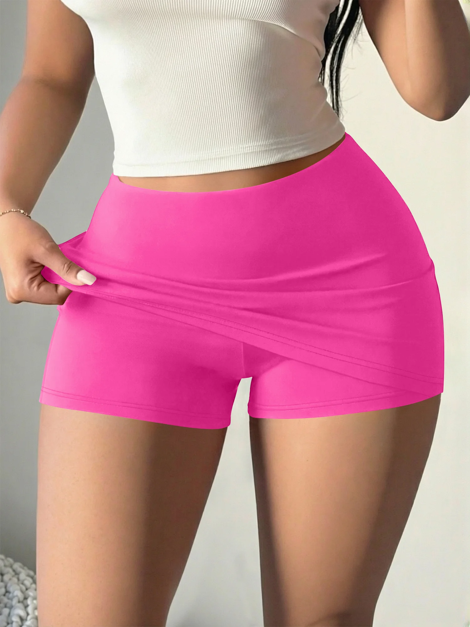 Sexy Bodycon Skort, Tight Fit Mini Skirt with Anti-Chafe Safety Shorts, Nightclub Party Wear
Sexy Bodycon Skort, Tight Fit Mini Skirt with Anti-Chafe Safety Shorts, Nightclub Party Wear