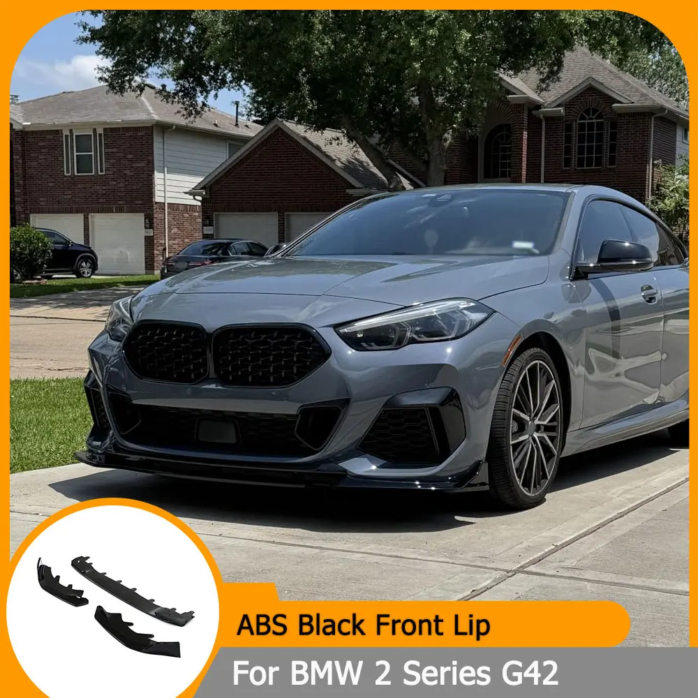 Car Front Bumper Lip Splitter Spoiler Guard Protector For BMW 2 Series G42 Pre-LCI 2-Door 2021-2023 Front Lip ABS Gloss Black
Car Front Bumper Lip Splitter Spoiler Guard Protector For BMW 2 Series G42 Pre-LCI 2-Door 2021-2023 Front Lip ABS Gloss Black