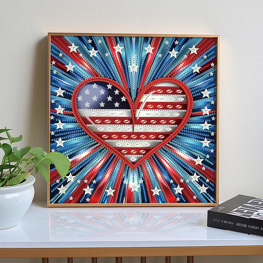 5D DIY Partial Special Shaped Drill Diamond Painting Kit independence Day Decor
5D DIY Partial Special Shaped Drill Diamond Painting Kit independence Day Decor
