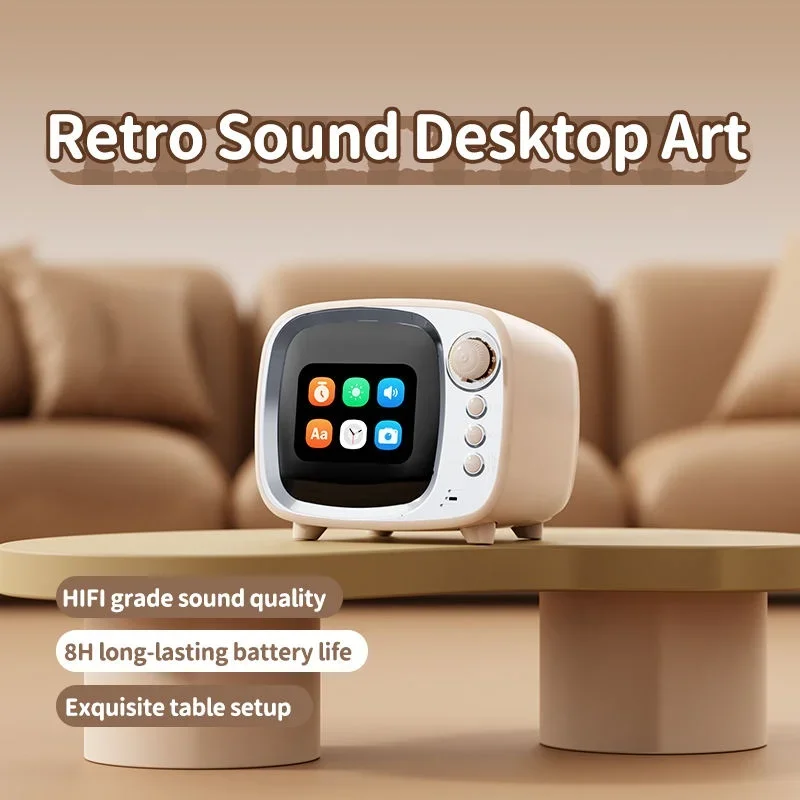 Pro Bluetooth Speaker with Lyrics Display Retro Wireless Alarm Clock HiFi Sound Powerful Bass Portable Desktop Music Player
Pro Bluetooth Speaker with Lyrics Display Retro Wireless Alarm Clock HiFi Sound Powerful Bass Portable Desktop Music Player