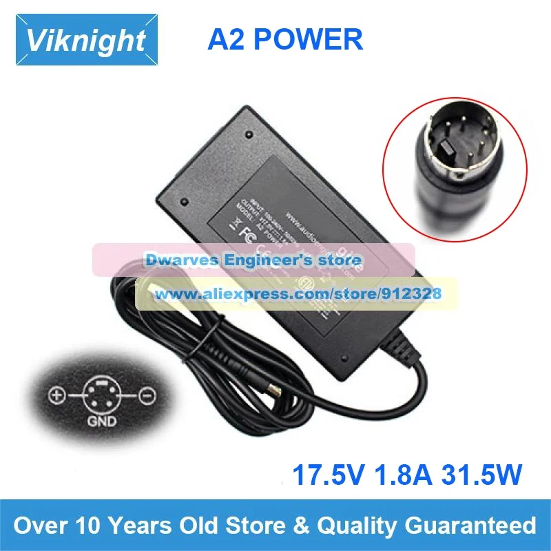 17.5V 1.8A AC Adapter 31.5W A2 POWER SZFB-S175180-A0 Charger For AUDIOENGINE2 AUDIOVISION A2 N22 SPEAKER Power Supply
17.5V 1.8A AC Adapter 31.5W A2 POWER SZFB-S175180-A0 Charger For AUDIOENGINE2 AUDIOVISION A2 N22 SPEAKER Power Supply