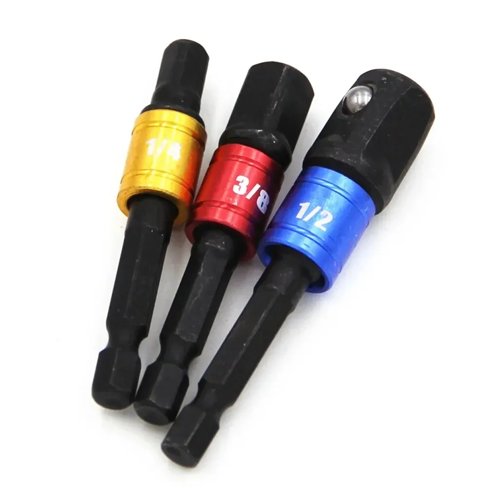 3PC Black Hexagonal Screw Air Screwdriver Conversion Connecting Rod 1/2 Square Head 3/8 Socket 1/4 Electric Tool Accessories Y
3PC Black Hexagonal Screw Air Screwdriver Conversion Connecting Rod 1/2 Square Head 3/8 Socket 1/4 Electric Tool Accessories Y