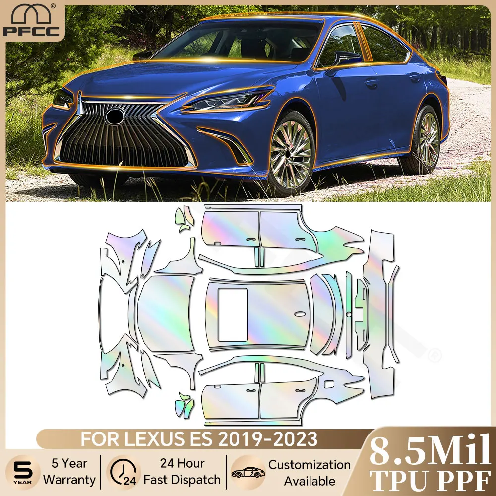 For Lexus ES 250 300H 350 2019-2023 Pre-cut PPF 8.5Mil TPU Paint Protection Film Car Body Anti-Scratch Kit Clear Bra Resistant
For Lexus ES 250 300H 350 2019-2023 Pre-cut PPF 8.5Mil TPU Paint Protection Film Car Body Anti-Scratch Kit Clear Bra Resistant