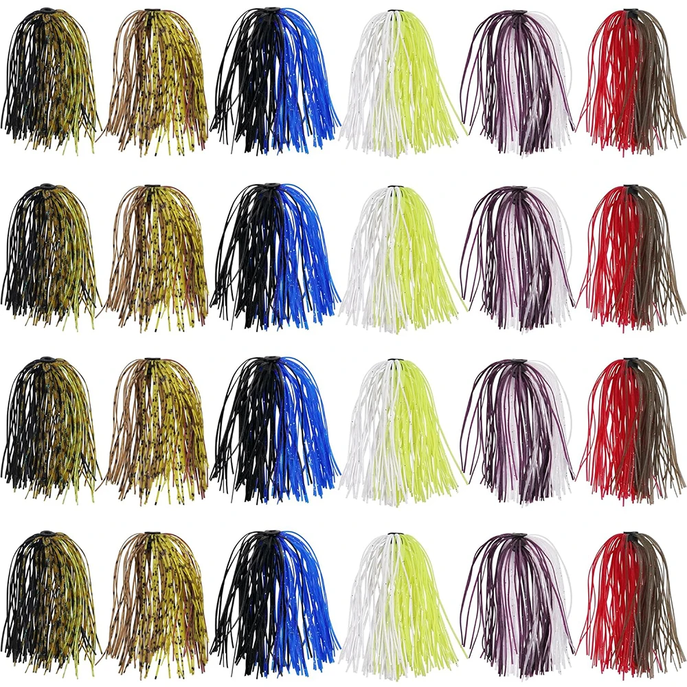 100/50Pcs Silicone Jig Skirts DIY Fishing Bass Lure 50 Strands Spinnerbait Skirt Fishing Bait Buzzbaits Spoon Blade Squid Skirt
100/50Pcs Silicone Jig Skirts DIY Fishing Bass Lure 50 Strands Spinnerbait Skirt Fishing Bait Buzzbaits Spoon Blade Squid Skirt