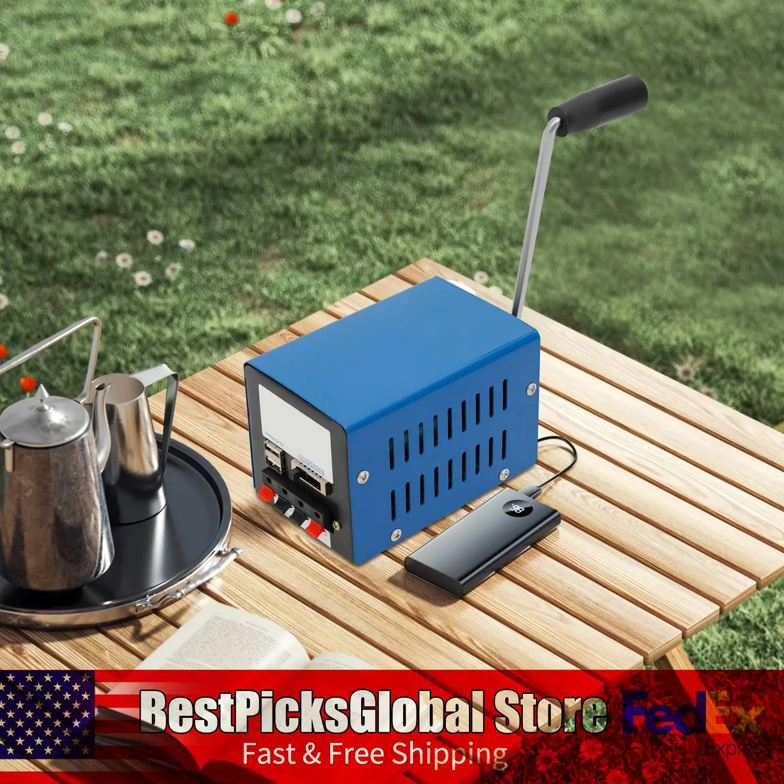 F20 Manual Crank Generator 20W Portable Emergency Power Bank for Outdoor Survival Camping Travel
F20 Manual Crank Generator 20W Portable Emergency Power Bank for Outdoor Survival Camping Travel