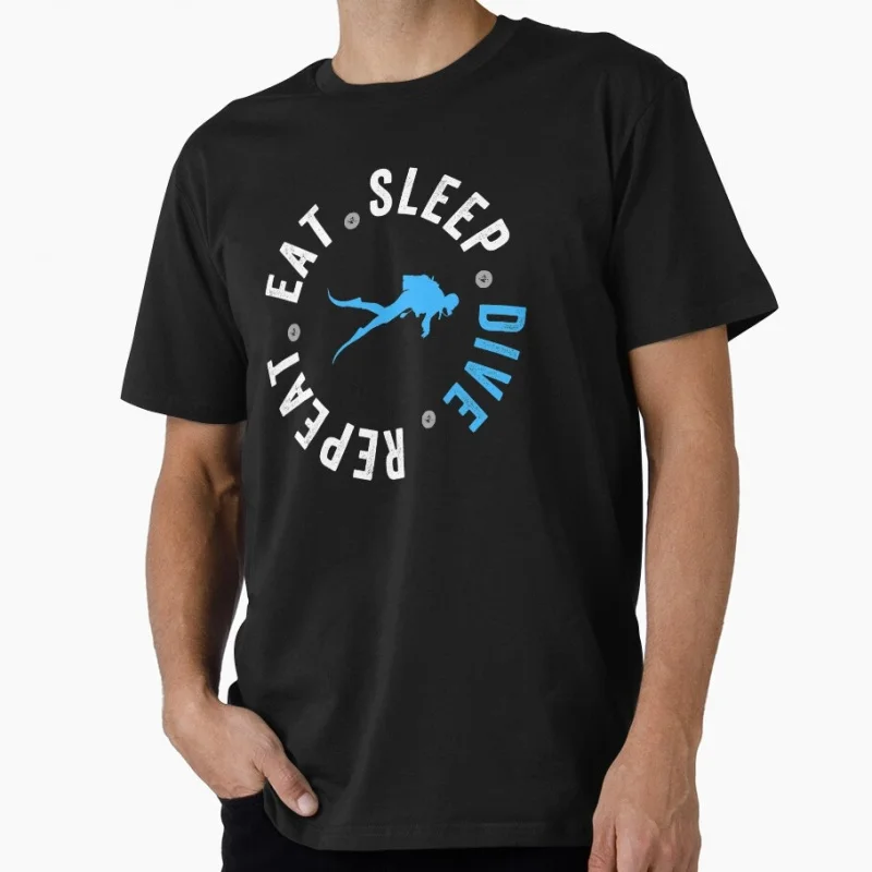 eat sleep DIVE repeat Funny Gift T-shirt 100% Cotton printed tee O-neck Short Sleeve Graphic Clothes All size Tops S-6XL
eat sleep DIVE repeat Funny Gift T-shirt 100% Cotton printed tee O-neck Short Sleeve Graphic Clothes All size Tops S-6XL