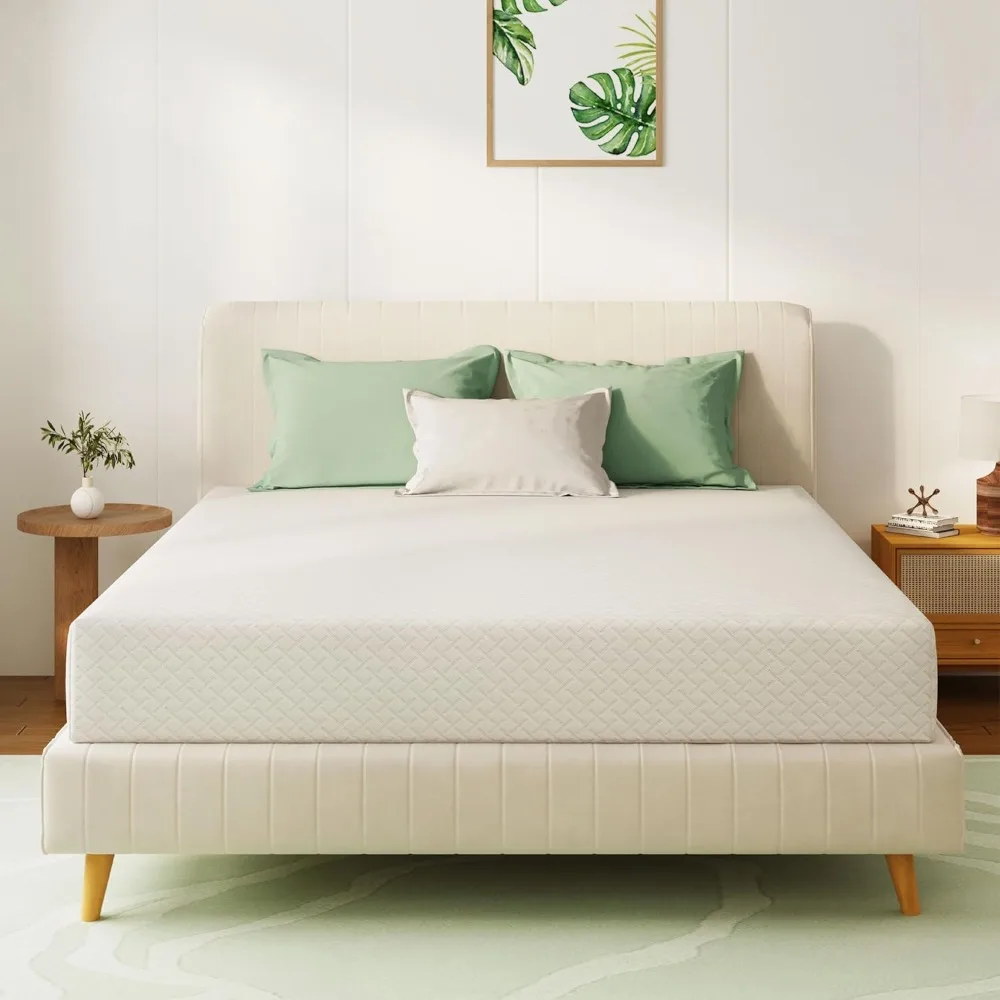 King Mattress 12 Inch Green Tea Memory Foam Mattress for Cool Sleep & Pressure Relief, Fiberglass Free, Bed in a Box, Removable
King Mattress 12 Inch Green Tea Memory Foam Mattress for Cool Sleep & Pressure Relief, Fiberglass Free, Bed in a Box, Removable