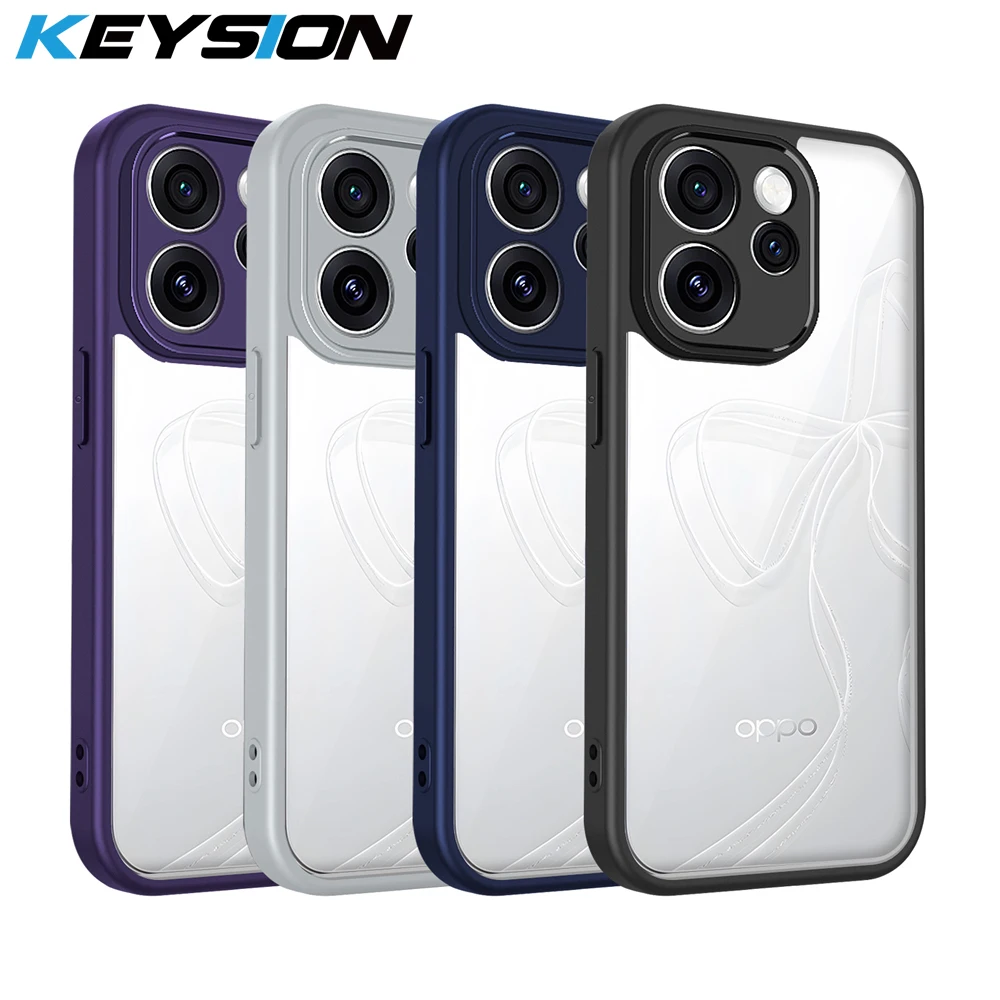 KEYSION Transparent Phone Case for OPPO Reno15 Pro Max 5G Soft Silicone+PC Clear Shockproof Phone Back Cover for OPPO Reno15F 5G
KEYSION Transparent Phone Case for OPPO Reno15 Pro Max 5G Soft Silicone+PC Clear Shockproof Phone Back Cover for OPPO Reno15F 5G