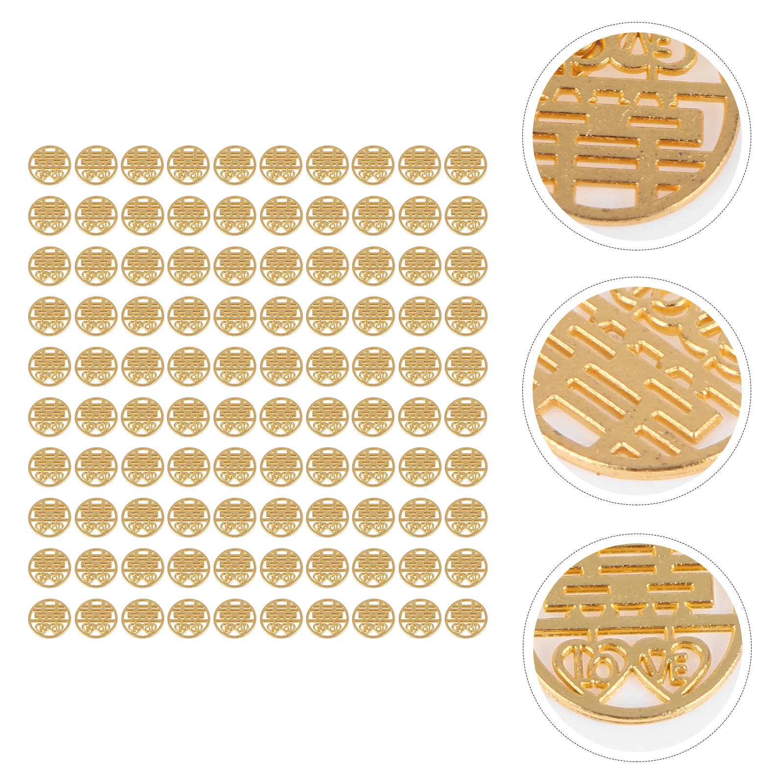 100pcs Wedding Pendant Jewelry Accessories Alloy Diy Decorative Charms Happy Party Occasion Adornment Premium Durable Stylish
100pcs Wedding Pendant Jewelry Accessories Alloy Diy Decorative Charms Happy Party Occasion Adornment Premium Durable Stylish