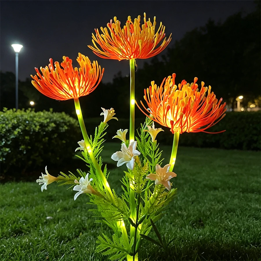 Solar Powered Spider Lily Flower Stake Lights Outdoor Garden Decor, House Decor, Camping Essentials & Wedding Christmas Decor
Solar Powered Spider Lily Flower Stake Lights Outdoor Garden Decor, House Decor, Camping Essentials & Wedding Christmas Decor