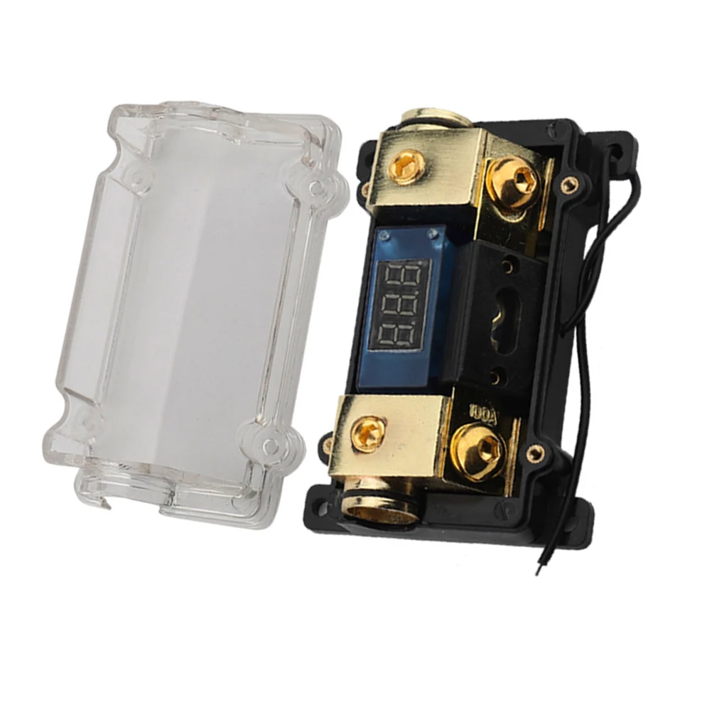 1pc Digital Fuse Car Audio LED Display ABS Zinc Alloy Audio Digital Fuse Holder Voltage Protector Stereo Amplifier Car Supplies
1pc Digital Fuse Car Audio LED Display ABS Zinc Alloy Audio Digital Fuse Holder Voltage Protector Stereo Amplifier Car Supplies