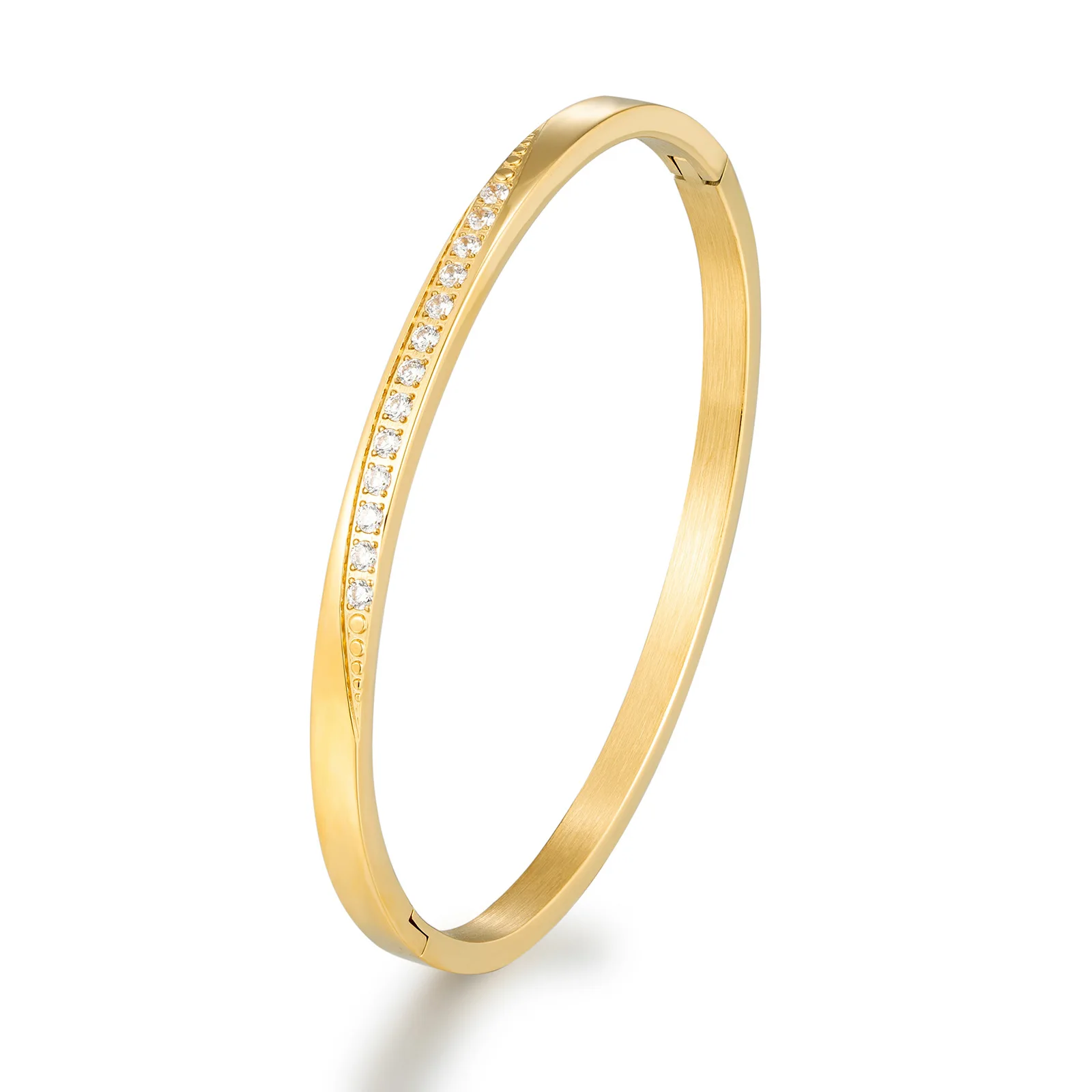 Trendy Accessories Stainless Steel Bracelet For Women Diamond Stylish Bracelets Quality Fine Jewelry
Trendy Accessories Stainless Steel Bracelet For Women Diamond Stylish Bracelets Quality Fine Jewelry