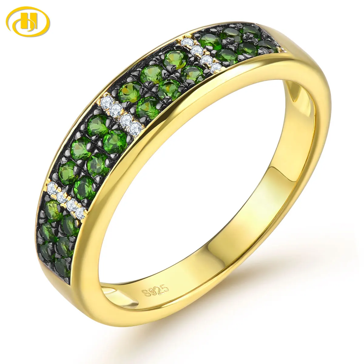 Natural Chrome Diopside Silver Unisex Ring Yellow Gold Plated 0.8 Carats Gemstone Lover's Fine Jewelrys S925 Top Quality
Natural Chrome Diopside Silver Unisex Ring Yellow Gold Plated 0.8 Carats Gemstone Lover's Fine Jewelrys S925 Top Quality