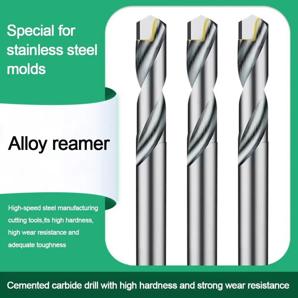 Hard Carbide Drill Bits Cemented Carbide Silver Milling Cutter Twist Drill Bit Metal
Hard Carbide Drill Bits Cemented Carbide Silver Milling Cutter Twist Drill Bit Metal