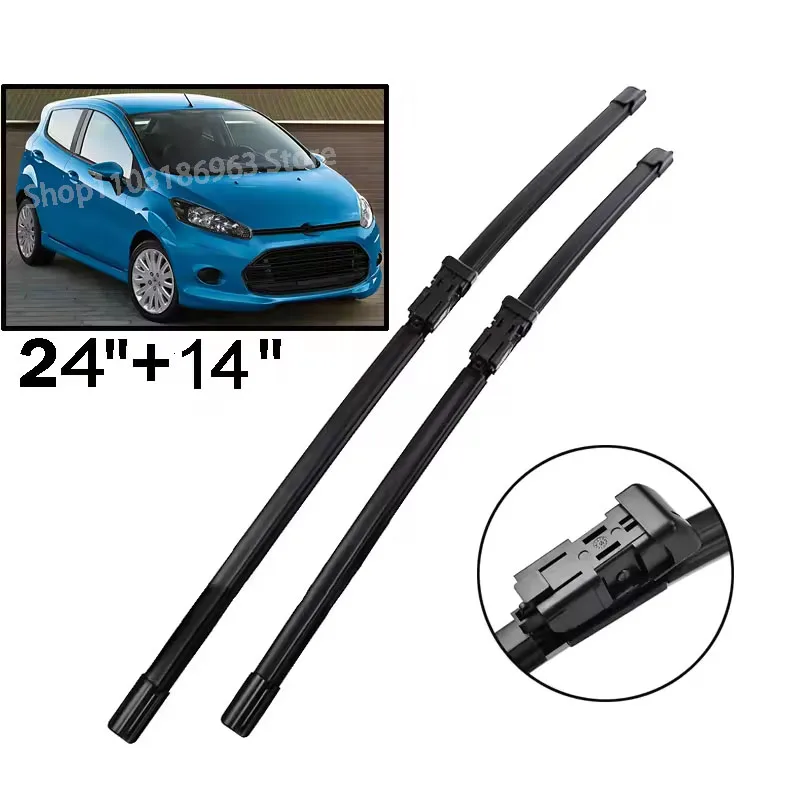 Wiper LHD Front Wiper Blades For Ford KA MK2 2009 - 2015 Windshield Windscreen Window Rain Brushes 24''+14'' Not Hook
Wiper LHD Front Wiper Blades For Ford KA MK2 2009 - 2015 Windshield Windscreen Window Rain Brushes 24''+14'' Not Hook