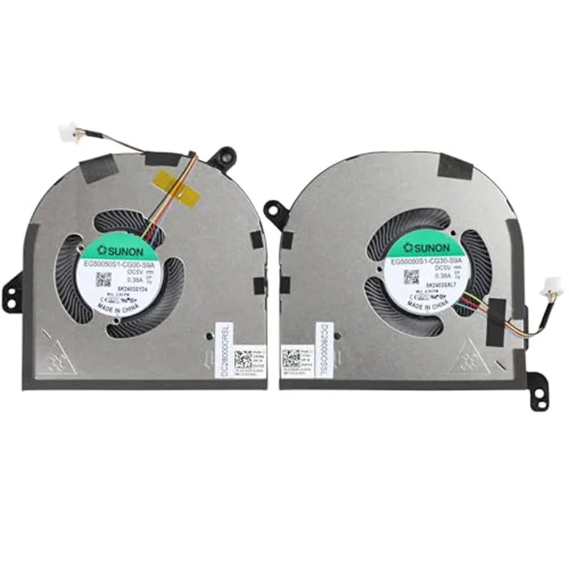 New CPU+GPU Cooling Fan Replacement for Dell XPS 15 9500 9510 Precision 5550 2020 Year Series EG50050S1-CG30-S9A EG50050S1-CG00-
New CPU+GPU Cooling Fan Replacement for Dell XPS 15 9500 9510 Precision 5550 2020 Year Series EG50050S1-CG30-S9A EG50050S1-CG00-