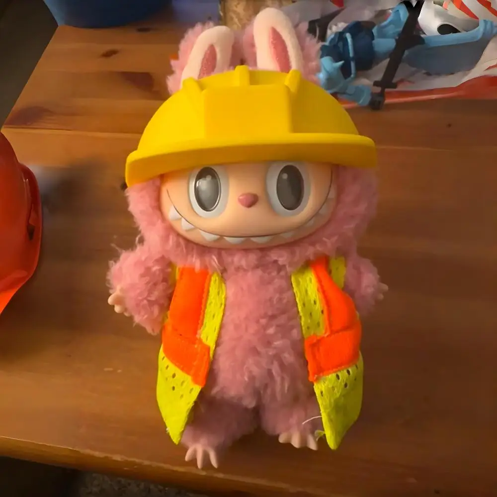 For 17cm V1 V2 V3 Labubu Equipment Reflective Vest Fire Department Helmet Safety Officer Outfit Doll Accessories
For 17cm V1 V2 V3 Labubu Equipment Reflective Vest Fire Department Helmet Safety Officer Outfit Doll Accessories