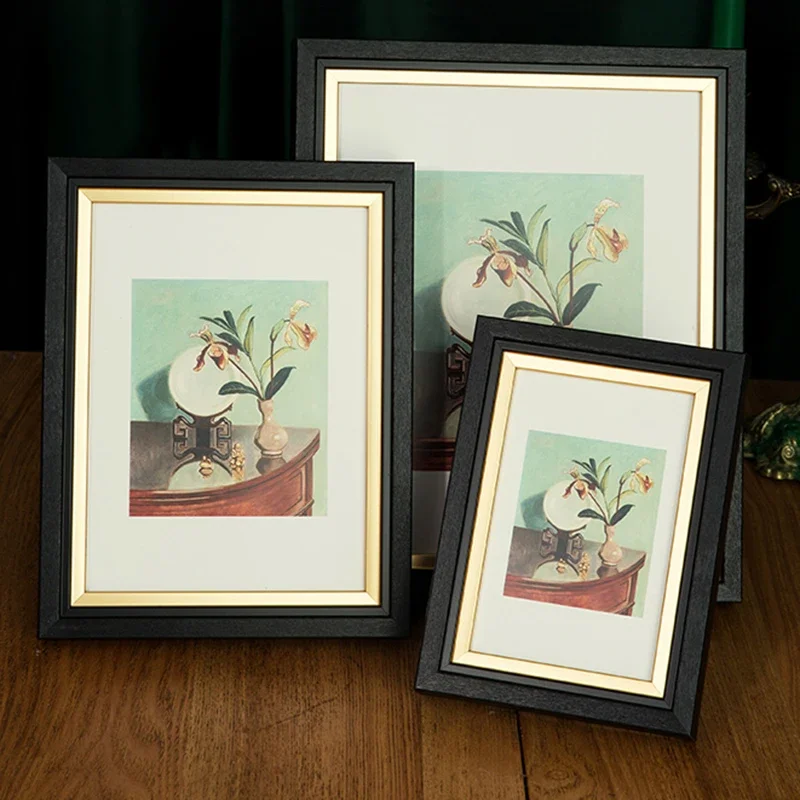 American Style Golden Photo Frame Black Creative Small Picture Frame Certificate Diploma Bilderrahmen Modern Home Decoration
American Style Golden Photo Frame Black Creative Small Picture Frame Certificate Diploma Bilderrahmen Modern Home Decoration