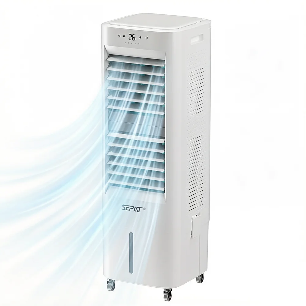 25L Water Tank 230V AC Commercial Portable Electric Water Evaporative Ice Air Cooling Fan Cooler for Home House Room
25L Water Tank 230V AC Commercial Portable Electric Water Evaporative Ice Air Cooling Fan Cooler for Home House Room