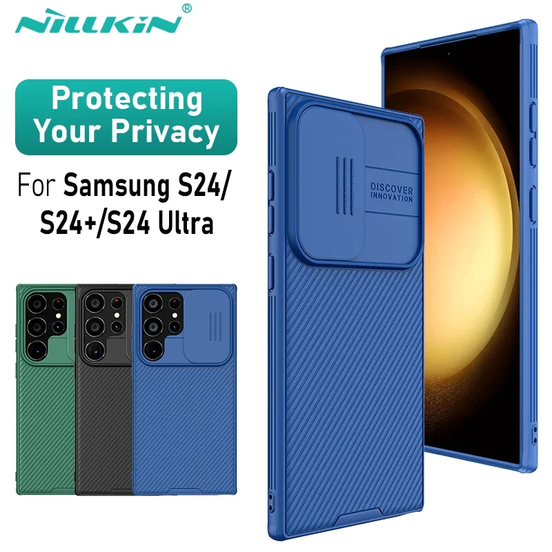 For Samsung Galaxy S24 Ultra Case NILLKIN CamShield Pro Sliding Camera Protection Phone Case For Samsung S24/ S24 Plus Cover
For Samsung Galaxy S24 Ultra Case NILLKIN CamShield Pro Sliding Camera Protection Phone Case For Samsung S24/ S24 Plus Cover
