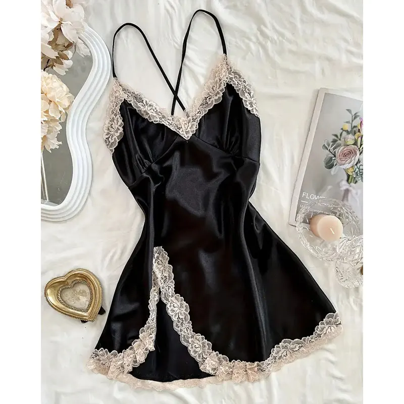 Off Shoulder Ultra Short Sexy Bras Pajamas Home Dresses Night Shirts Sexi Women's Nightgown Silk Lingerie See Through Dress
Off Shoulder Ultra Short Sexy Bras Pajamas Home Dresses Night Shirts Sexi Women's Nightgown Silk Lingerie See Through Dress