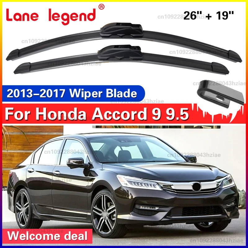 Wiper Front Wiper Blades Windshield Windscreen Window Brush For Honda Accord 9 9.5 2013-2017 2014 2015 2016 26"+19"
Wiper Front Wiper Blades Windshield Windscreen Window Brush For Honda Accord 9 9.5 2013-2017 2014 2015 2016 26"+19"