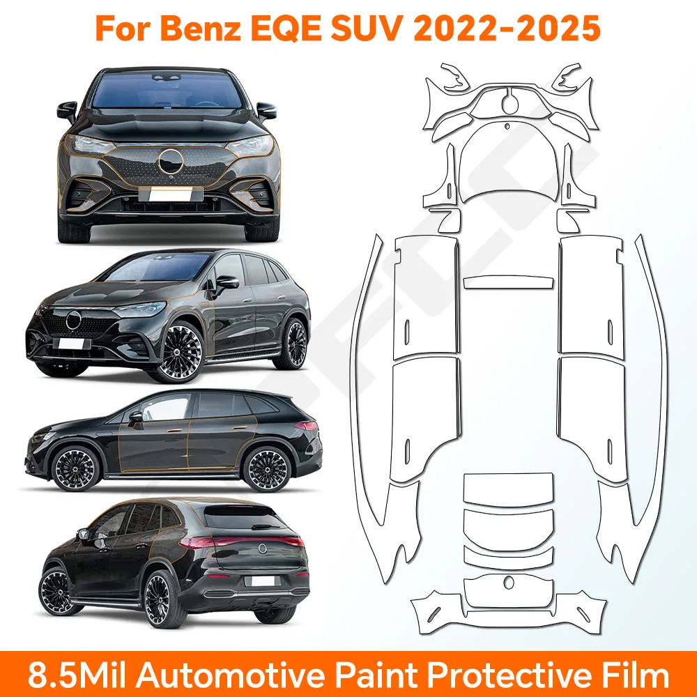 TPU For Mercedes Benz EQE SUV 2022 2023 2024 Paint Protection Film Pre-cut PPF Car Body Anti-Scratch Kit Clear Bra Resistant
TPU For Mercedes Benz EQE SUV 2022 2023 2024 Paint Protection Film Pre-cut PPF Car Body Anti-Scratch Kit Clear Bra Resistant
