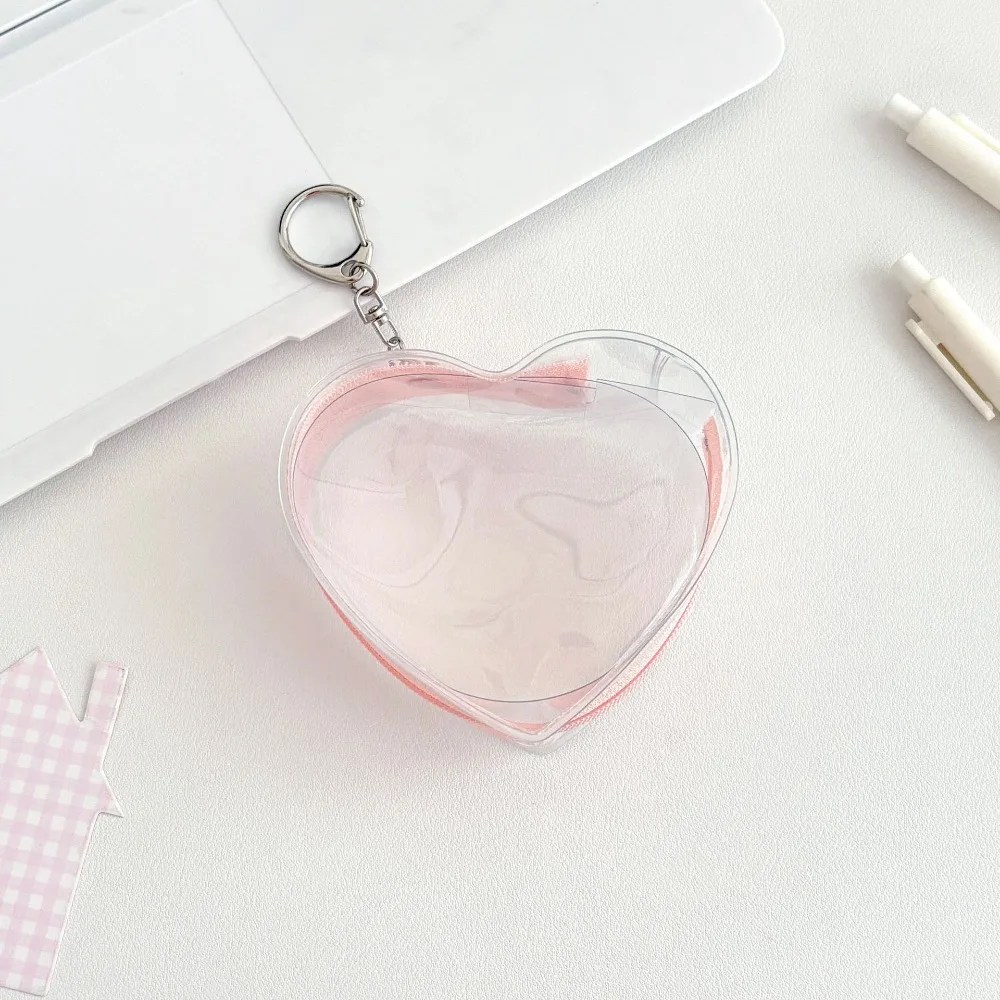 Portable Transparent Doll Storage Bags Love Heart PVC Material Doll Protector Case Kaychain Zipper Doll Display Bag Kids Student
Portable Transparent Doll Storage Bags Love Heart PVC Material Doll Protector Case Kaychain Zipper Doll Display Bag Kids Student